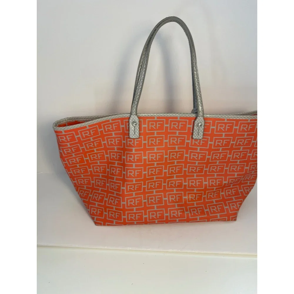 Rodan Fields Orange RF Logo Tote Bag Shoulder Bag‎